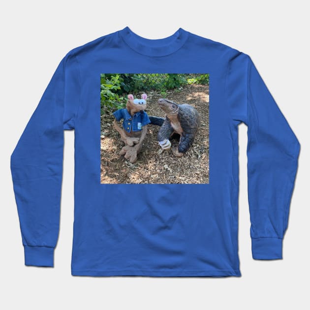 Weasel and Pangolin Long Sleeve T-Shirt by Davqueezall